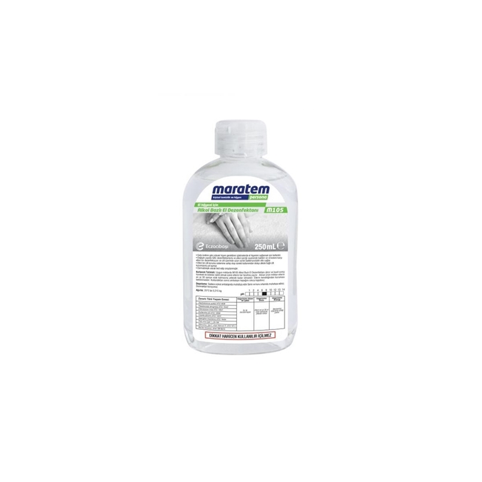 Ayrıntıları göster (Maratem m105 Alkol Bazlı El Dezenfektanı 250ml) Maratem m105 Alkol Bazlı El Dezenfektanı 250ml resmi