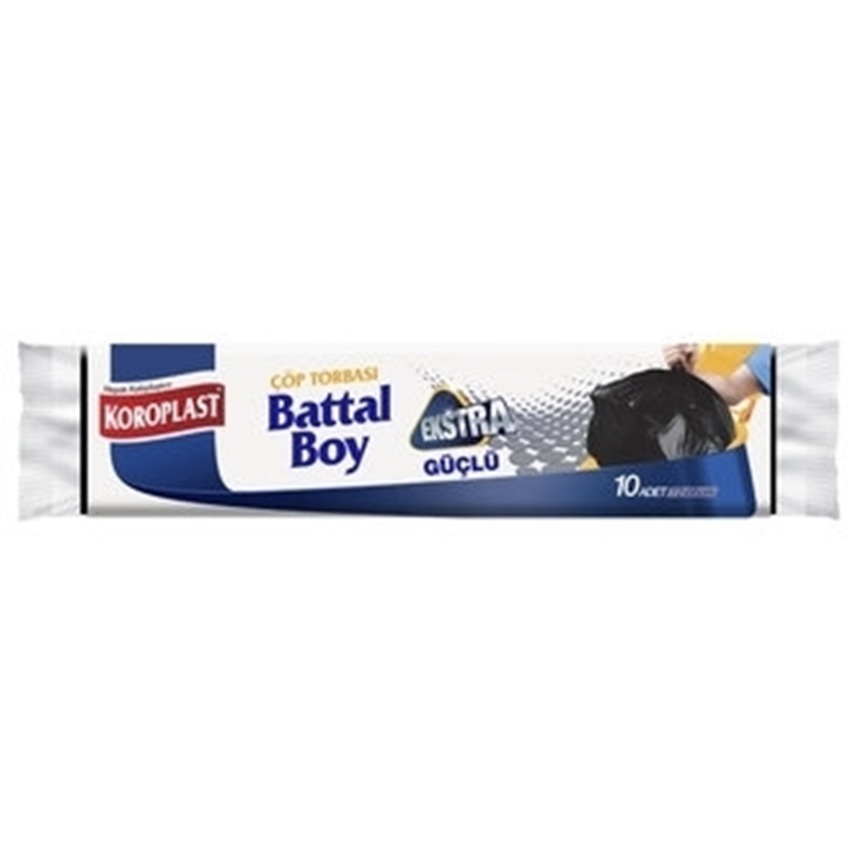 Koroplast Ekstra Güçlü Battal Çöp Torbası 72x95cm 20RL*10AD resmi