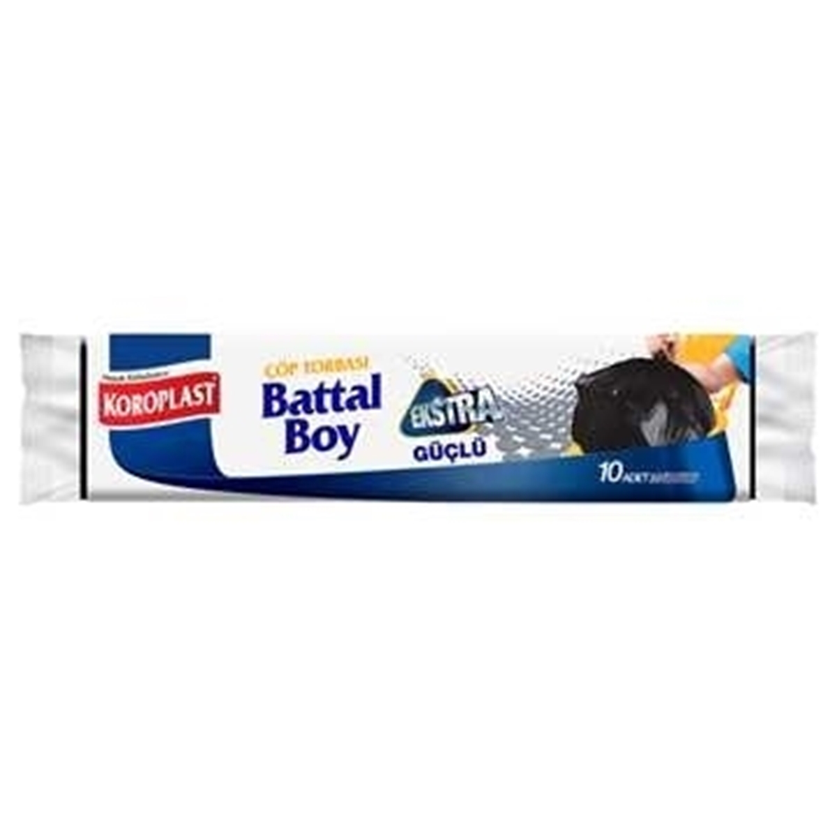 Koroplast Ekstra Güçlü Battal Çöp Torbası 72x95cm 20RL*10AD resmi