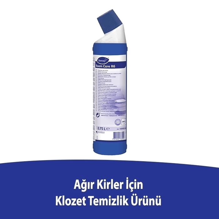 Diversey Taski Room Care R6 Ağır Kirler İçin Klozet Temizlik Ürünü 750 ML resmi