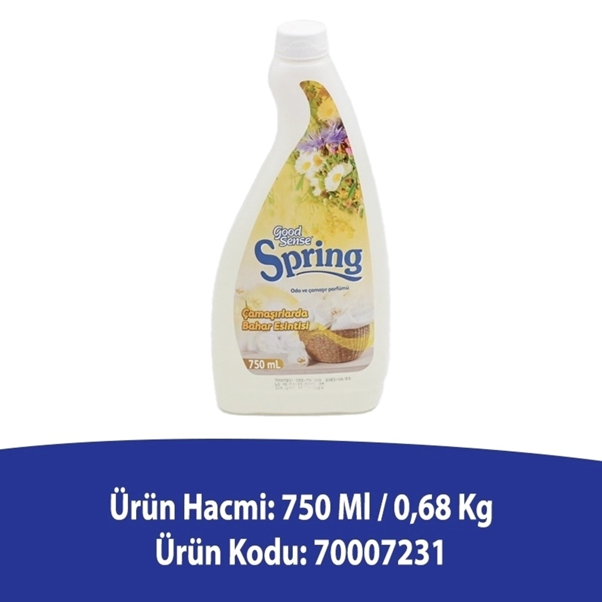 Diversey Good Sense Spring Oda ve Çamaşır Parfümü 750 Ml 675 G resmi