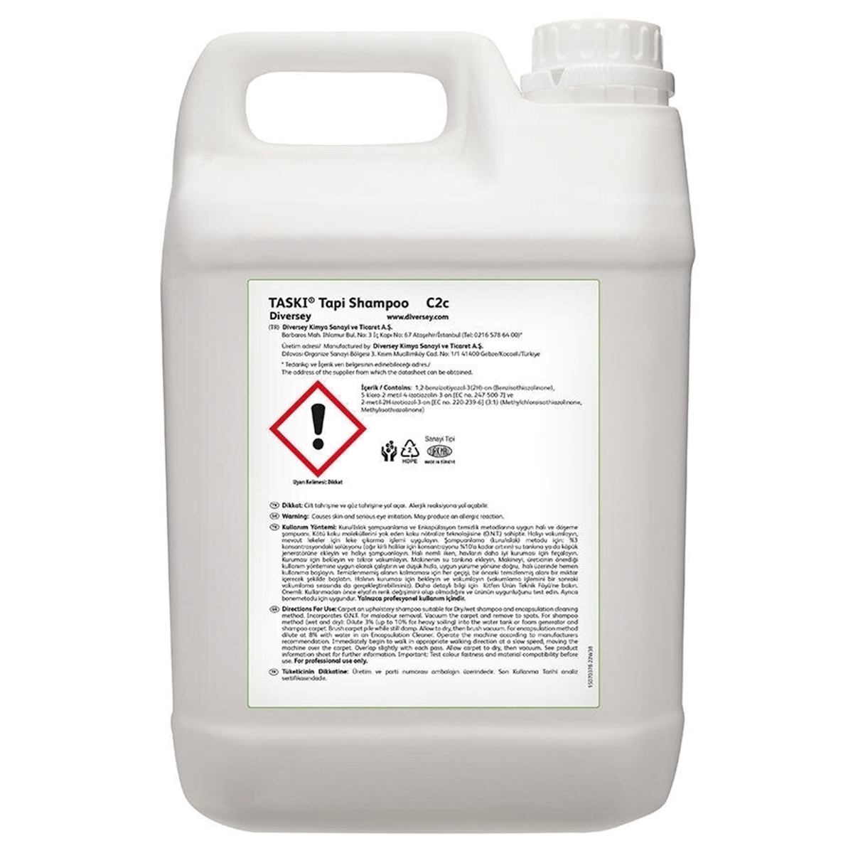 Diversey Taski Tapi Shampoo C2c Halı Şampuanı 5 litre resmi