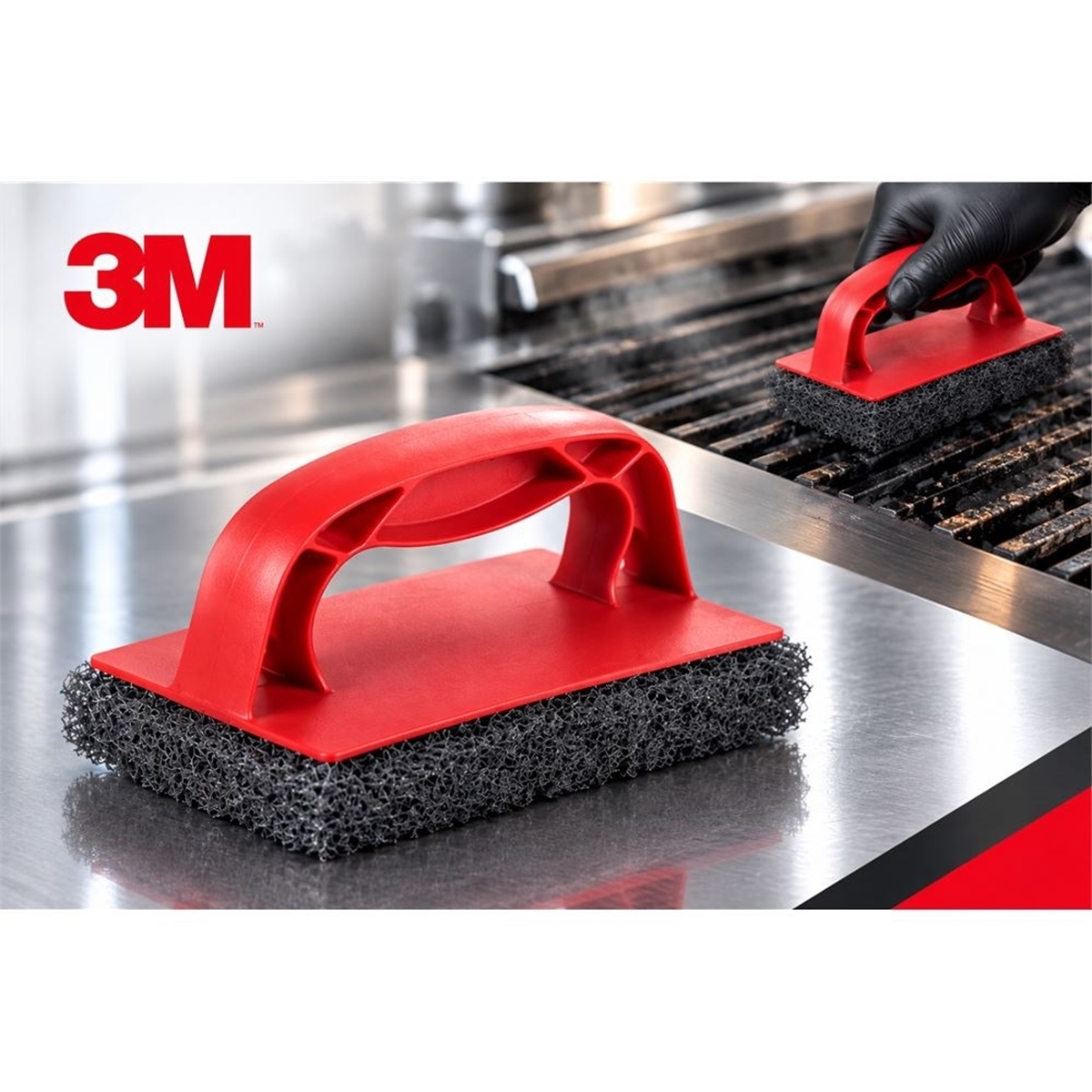 3M™ Scotch BrickTM 9537 Kulplu Izgara Ovucu 12 adet/koli resmi